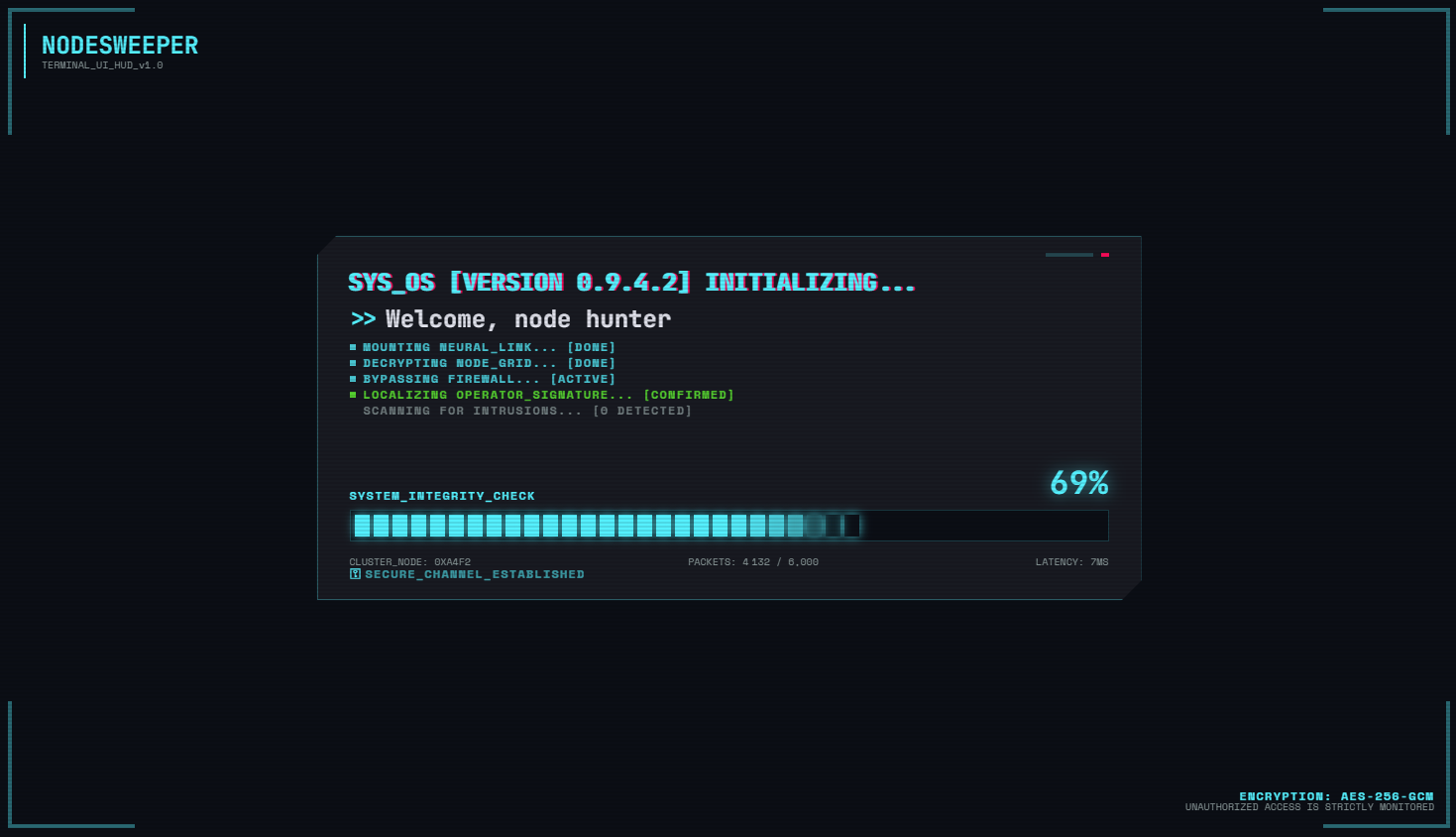 Nodesweeper screenshot 2