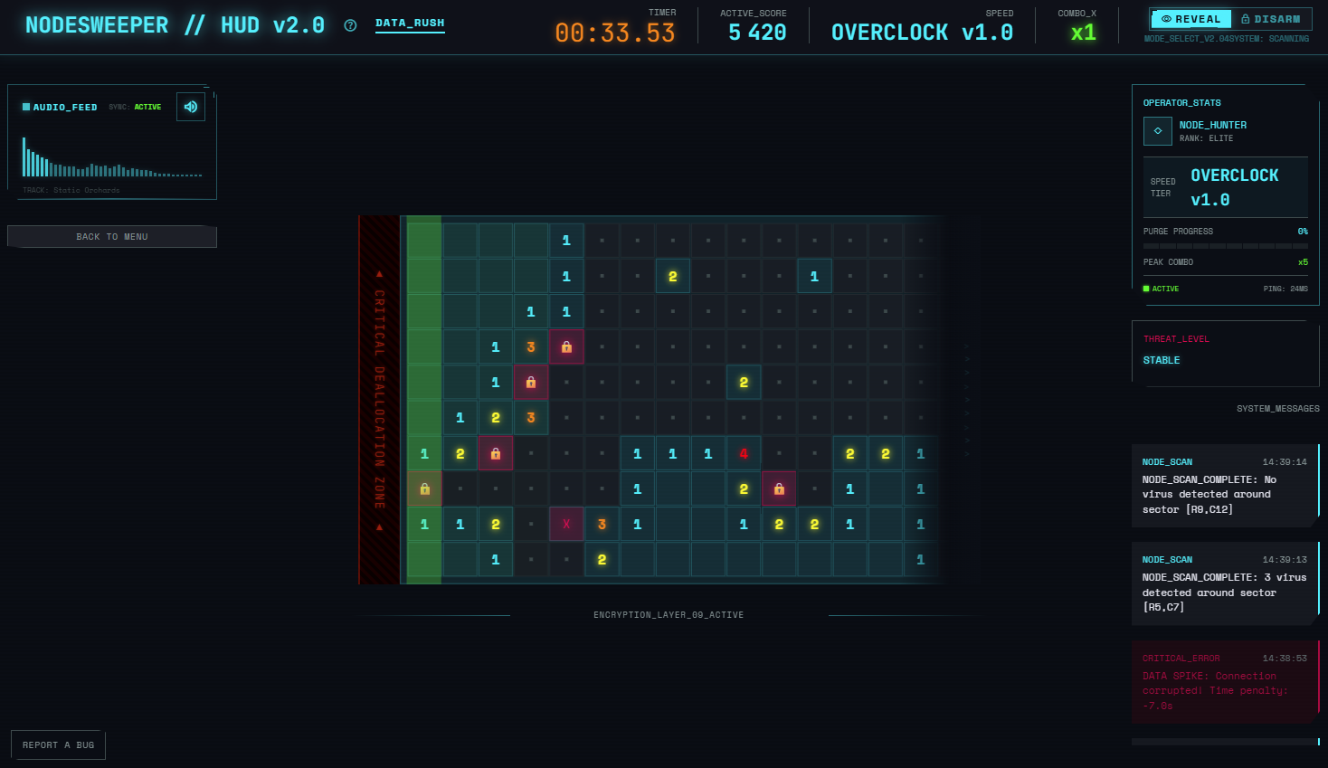 Nodesweeper screenshot 3